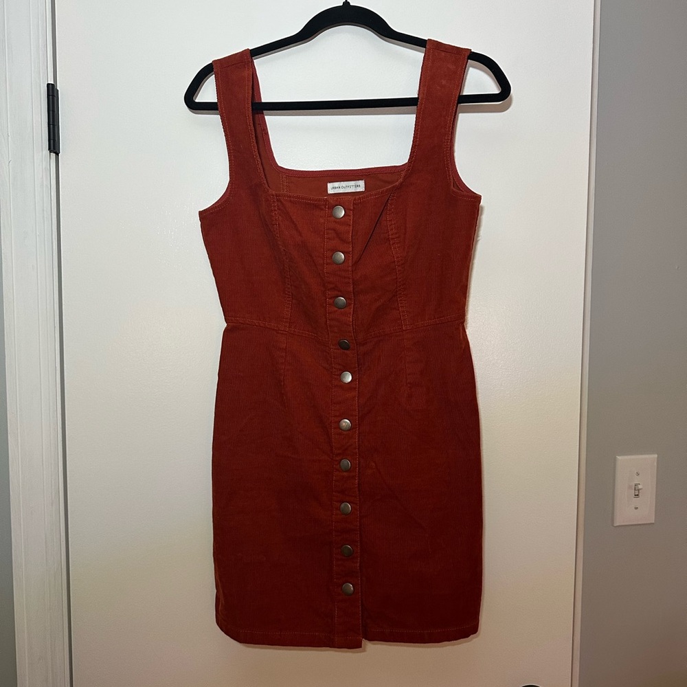 Urban Outfitters Red Sheath Mini Dress Square Neck
